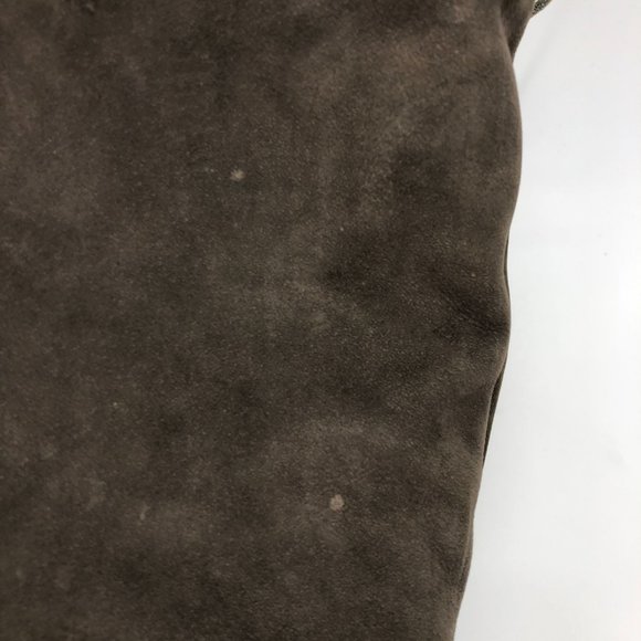 Cole Haan Nike Air Waterproof Knee High Boots Weathered Suede Leather Brown Lace - Picture 12 of 16